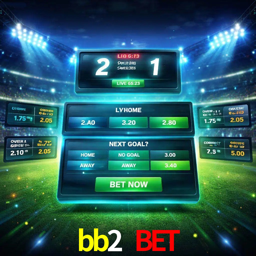 Vista de apuestas en vivo bb2 bet durante un partido en curso