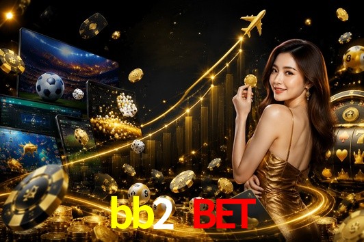 Una escena digital vívida inspirada en casino con bb2 bet mostrado prominentemente, luces brillantes, fichas, cartas y acentos dorados.